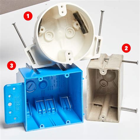 electrical ceiling box next to joist|4 inch ceiling box installation.